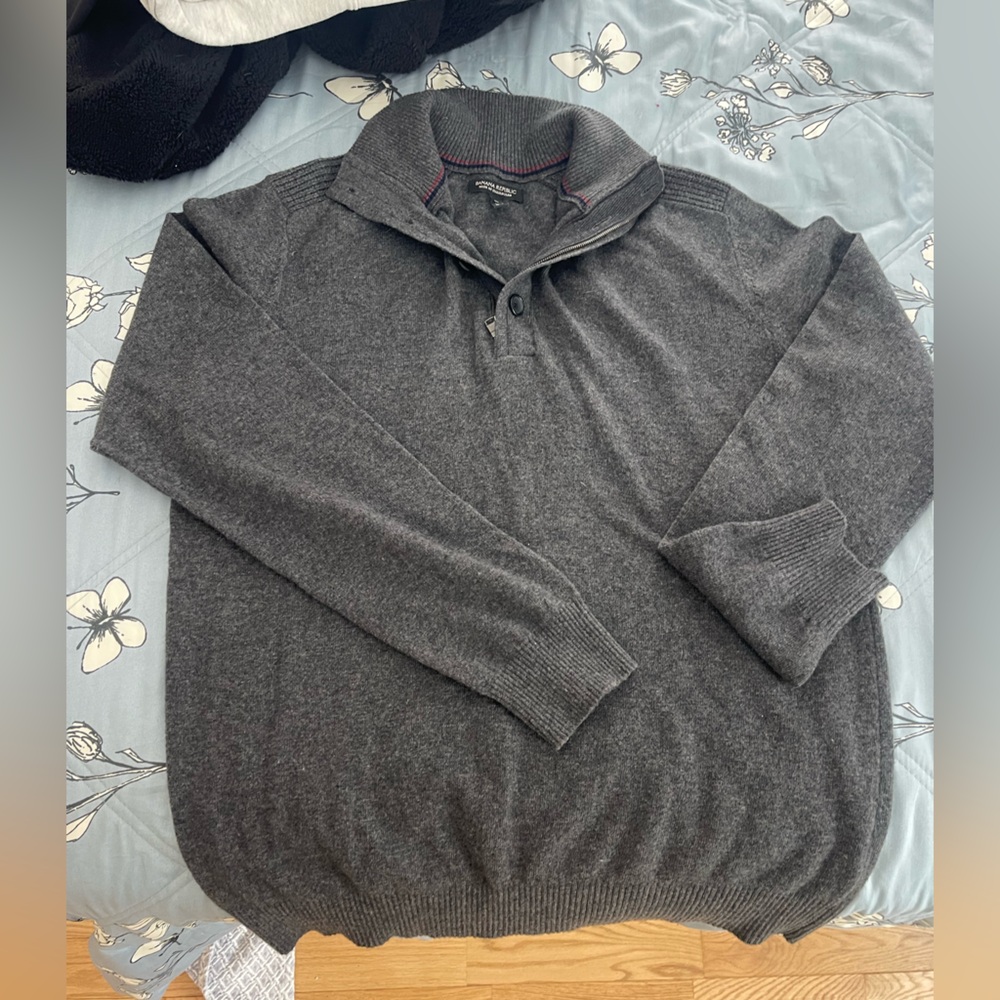 Banana Republic Charcoal Knit Sweater